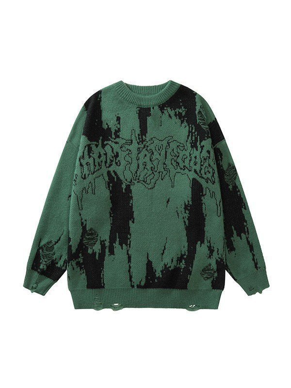 3D Strick-Sweatshirt für Herren