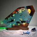 Marine‑Thema Nachtlicht aus Epoxidharz | LuxeStyle