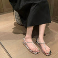 Silberne Low‑Top Sandalen mit Glitzer – Bild 7 | LuxeStyle
