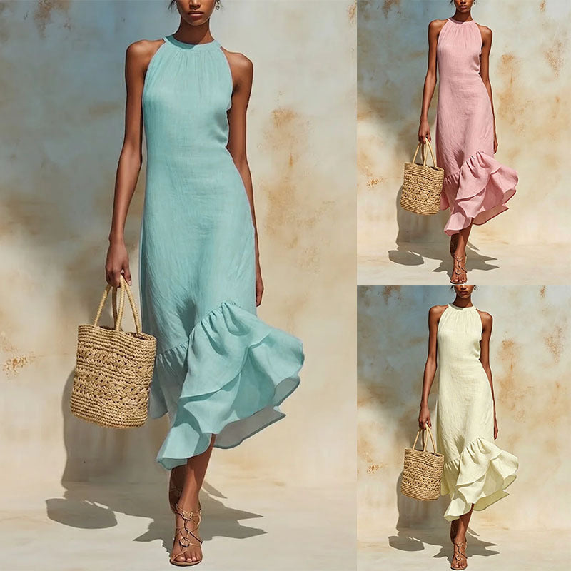 Ruffles Fishtail-Kleid