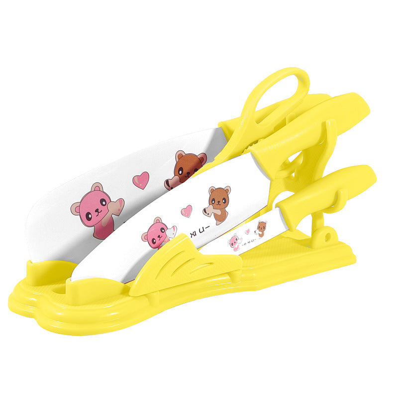 5‑Stück‑Set Küchenmesser mit Obstschneidebrett – Bild 5 | LuxeStyle