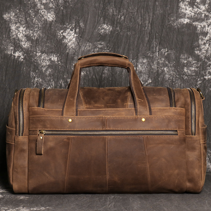 Vintage-Leder Reisetasche