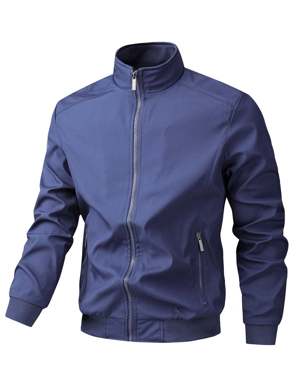 Herren Freizeitjacke mit Stehkragen