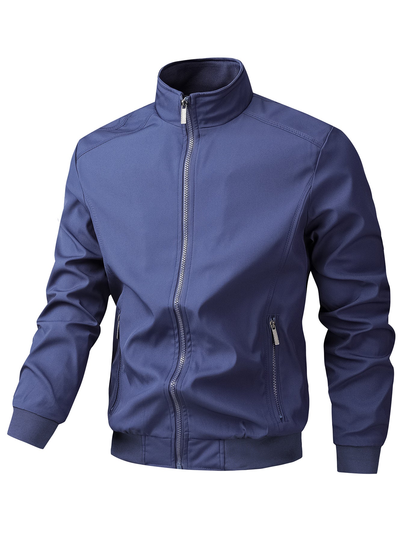 Herren Freizeitjacke mit Stehkragen