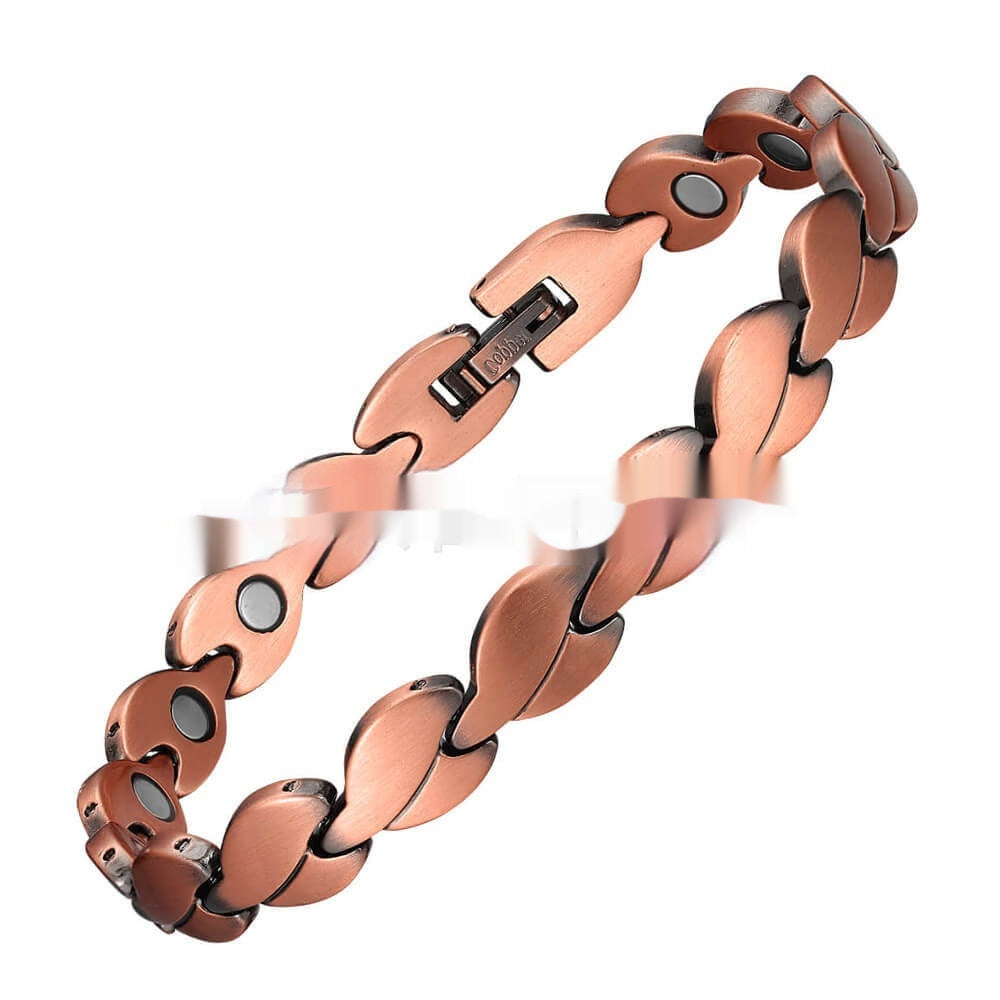 Magnetisches Kupferarmband mit Herz-Design | LuxeStyle