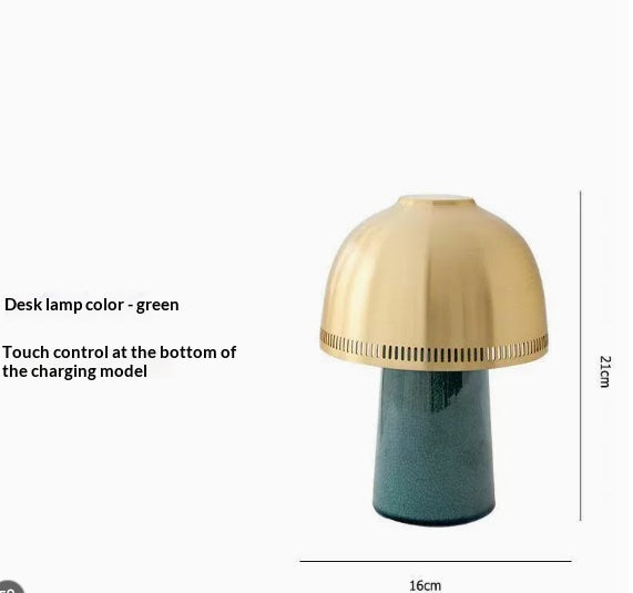Pilz-Tischlampe mit Akku | LuxeStyle