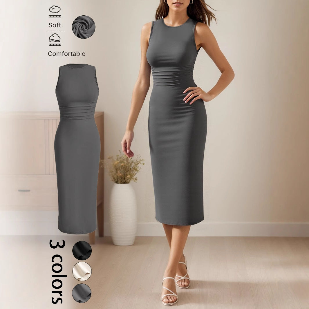 Elegantes, ärmelloses Kleid