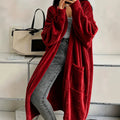 Langer Damen-Mantel im Casual-Look