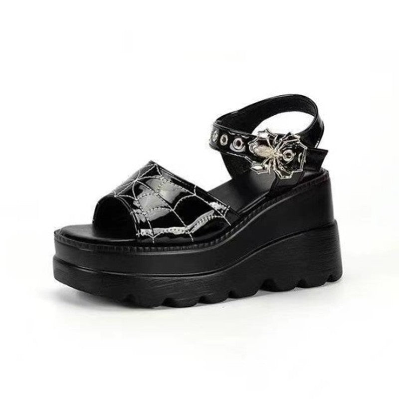 Gothic Spinnennetz Sandalen – Bild 6 | LuxeStyle