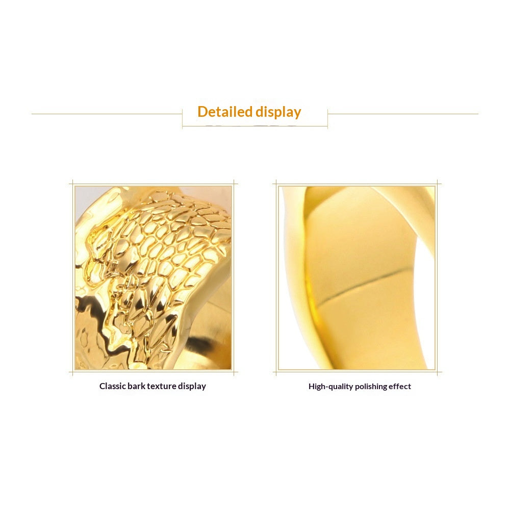 Damen-Ring mit Rindenstruktur – Bild 6 | LuxeStyle
