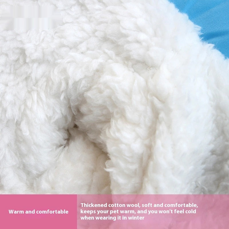 Warmes Hundecoat mit Reflektor