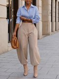 Gestreiftes Cropped Hemd aus Baumwoll-Popeline – Bild 2 | LuxeStyle