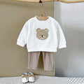Baby Hoodie-Set mit Bären-Print – Bild 1 | LuxeStyle