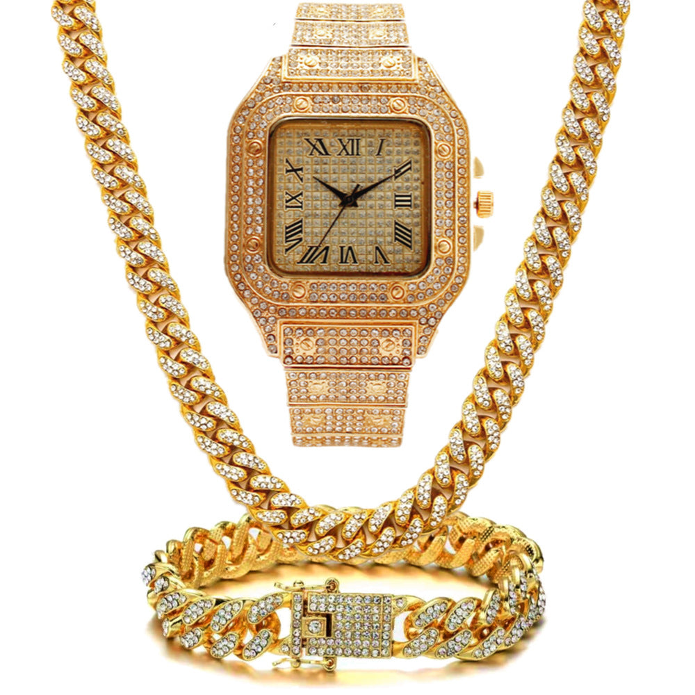 Quarzuhr-Set mit römischen Ziffern · 3 Stück – Bild 3 | LuxeStyle