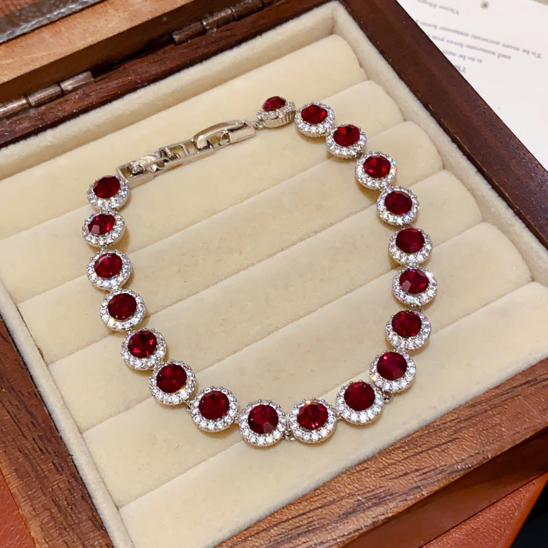 Ovales Zirkon-Armband im französischen Stil – Ansicht 2
