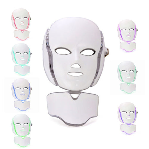 7-Farben LED Lichttherapie Maske