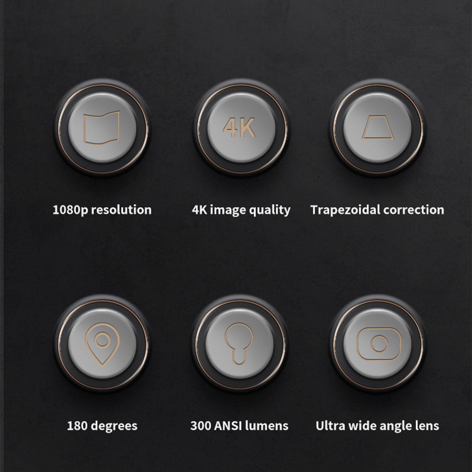 Mini-Beamer «CineHome» · WLAN HD-Projektor