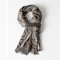 Kaschmirähnlicher Jacquard-Schal aus Viskose – Bild 7 | LuxeStyle