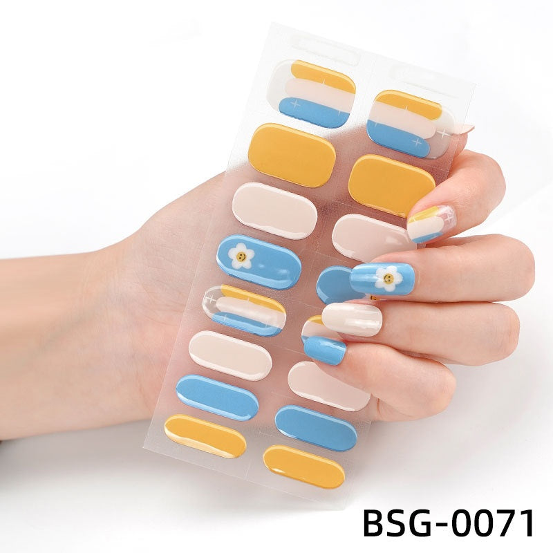 Semi-cured Gel-Nagelsticker 3D-Bronzing – Bild 17 | LuxeStyle