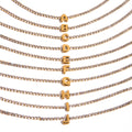 18K vergoldetes Armband mit Ballon-Buchstaben – Bild 5 | LuxeStyle