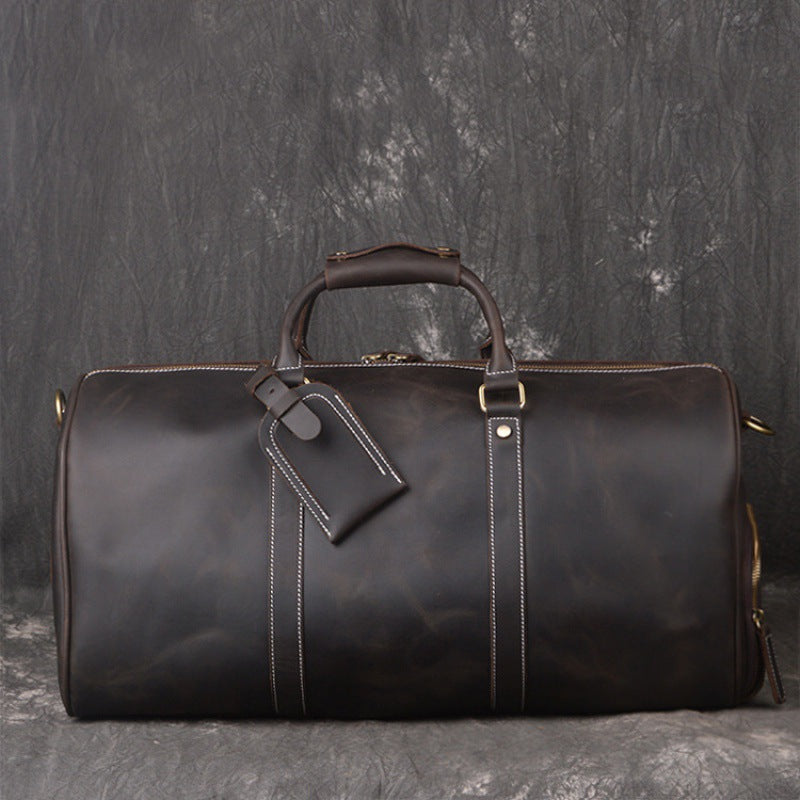 Retro-Reisetasche aus Rindsleder für Herren – Bild 4 | LuxeStyle
