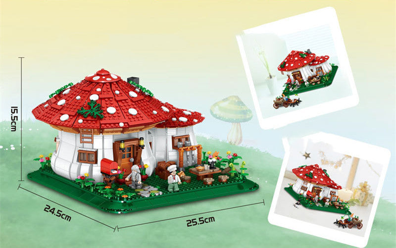 Pilzhaus-Strassenansicht Baustein-Puzzle – Bild 4 | LuxeStyle