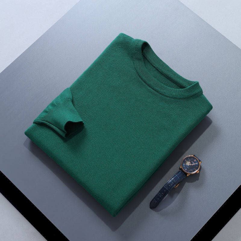 Herren-Loose-Crew-Neck-Sweater