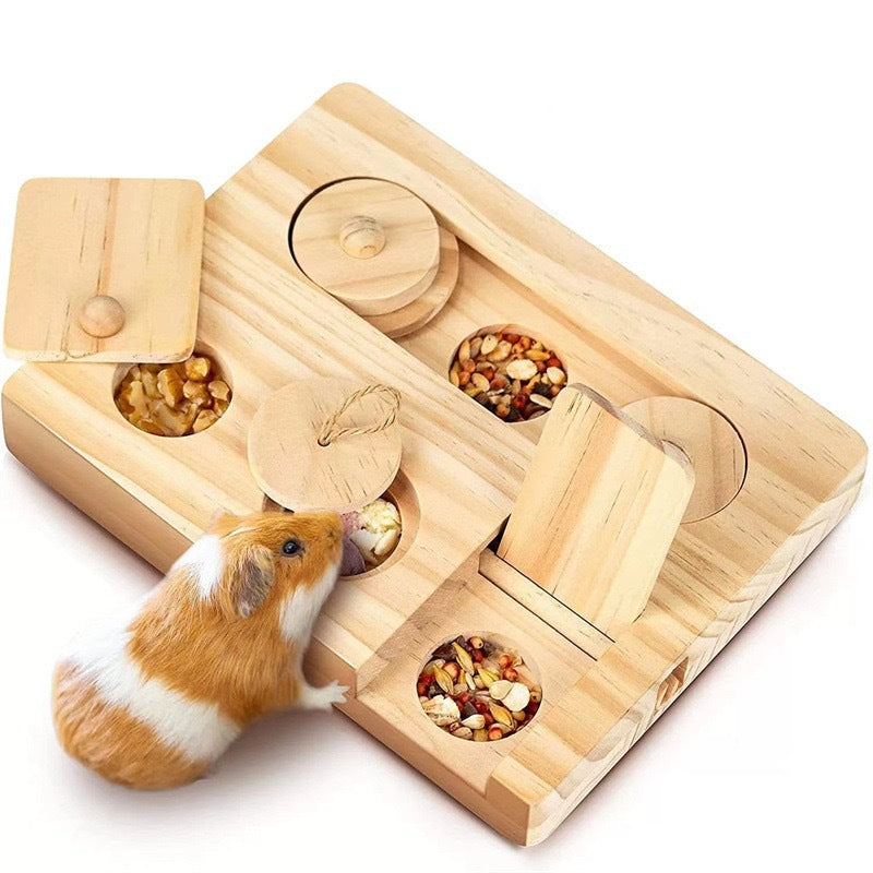 Futterspender Holz für Hamster – Bild 3 | LuxeStyle