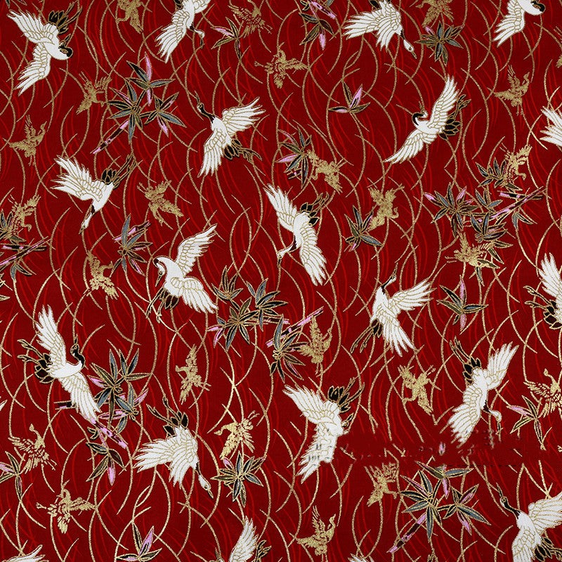 Baumwollstoff Kirschblüten-Kimono im China-Stil – Bild 3 | LuxeStyle