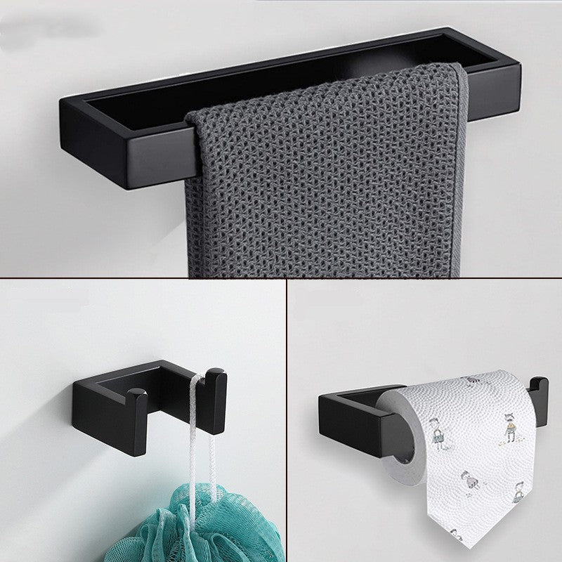 Handtuch-Set Schwarz aus Edelstahl – Bild 6 | LuxeStyle