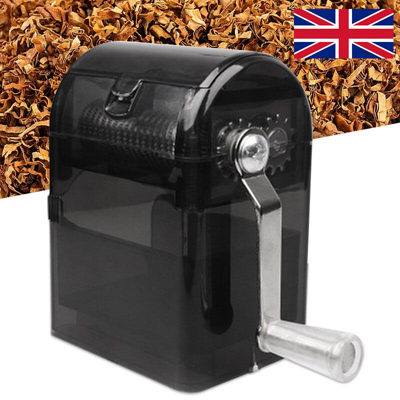 Schwarzer Kräuter-Tabak-Grinder mit Box