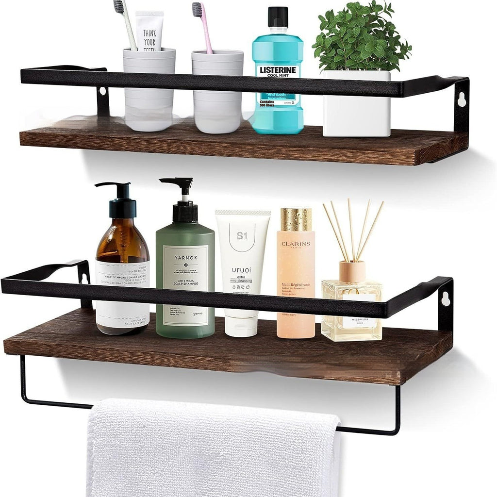 Wandregal Holz & Eisen – Bild 5 | LuxeStyle