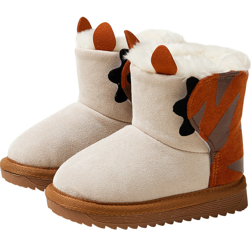 Warme Cartoon-Schneestiefel