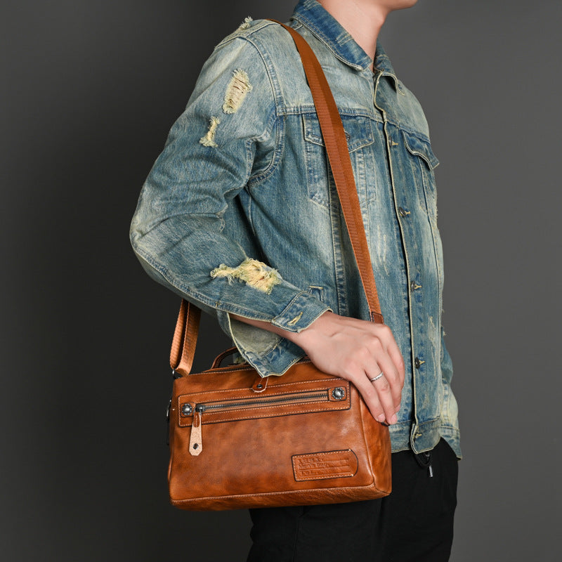 Echtleder Crossbody Tasche für Herren | LuxeStyle