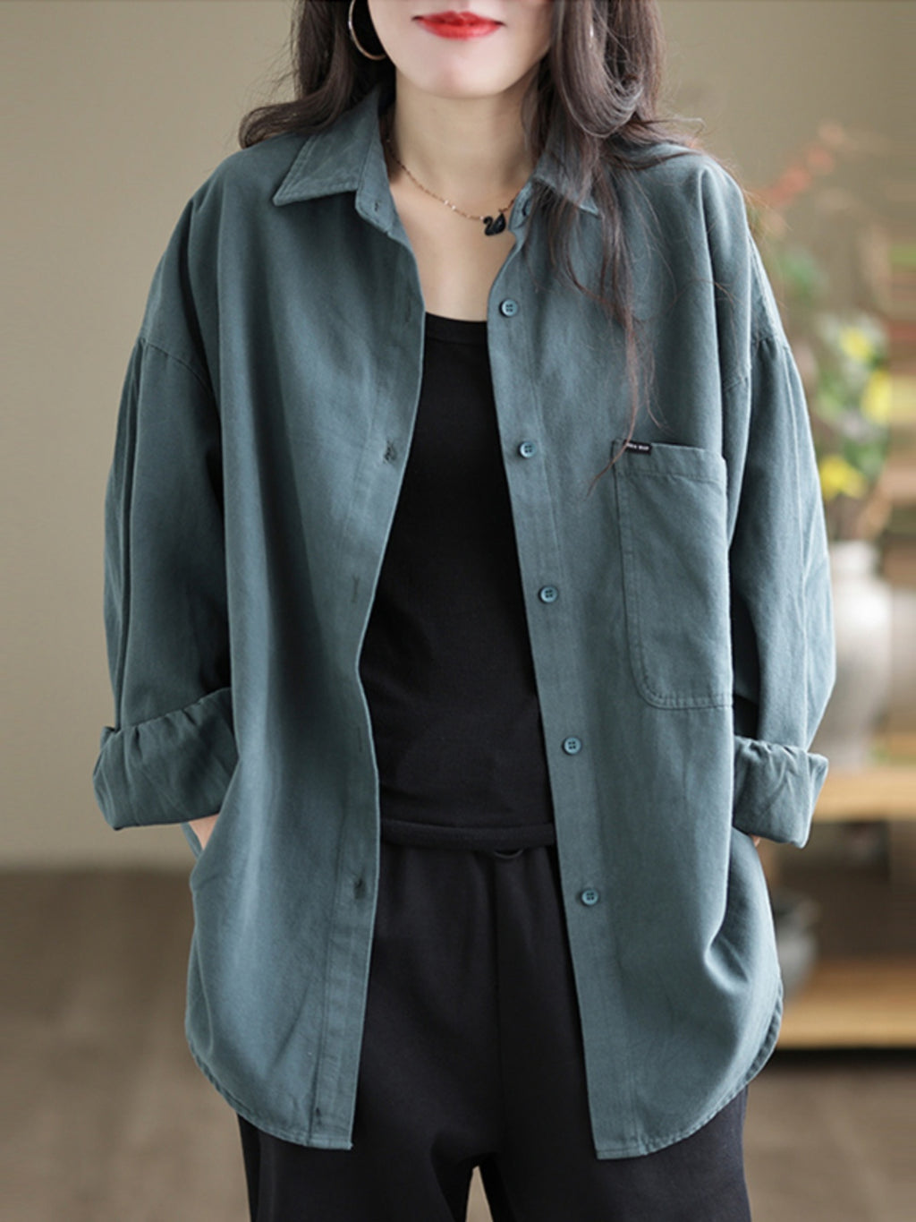 Damen Bluse mit weiten Ärmeln – Bild 3 | LuxeStyle