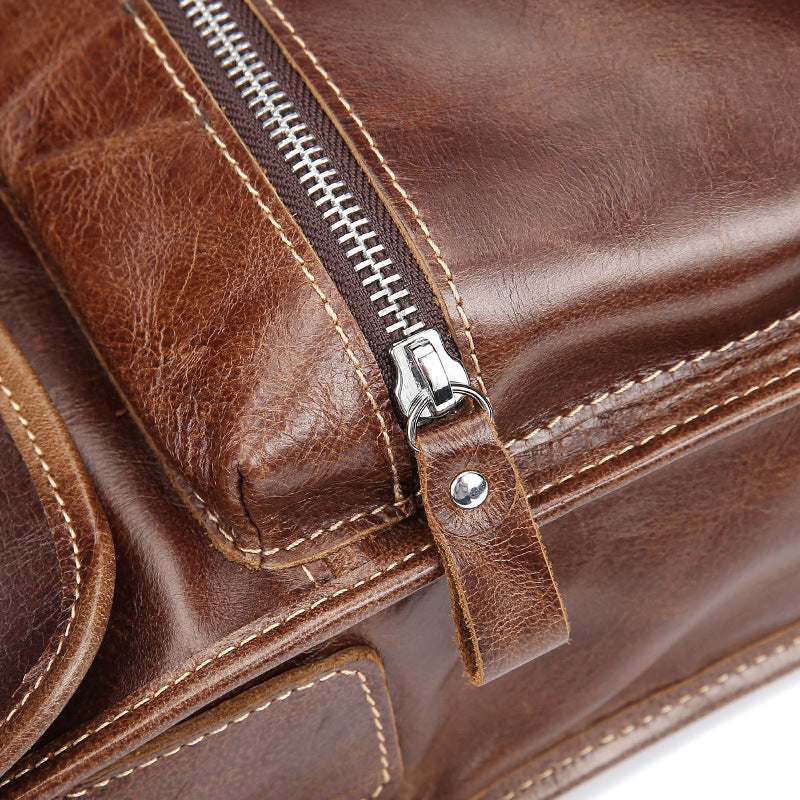 Lederhandtasche Retro Bangalor mit Ölgelee – Bild 6 | LuxeStyle