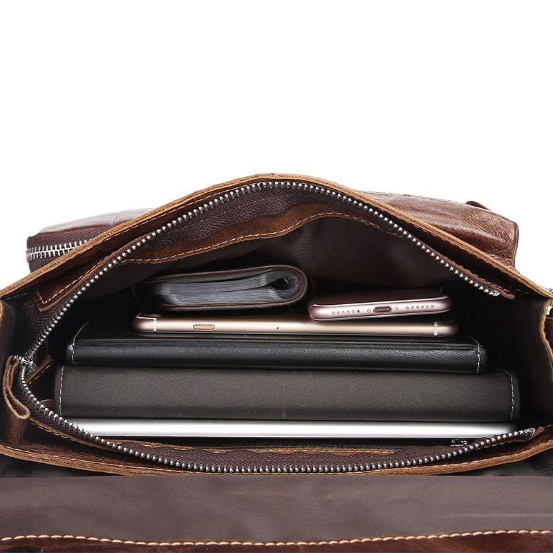 Lederhandtasche Retro Bangalor mit Ölgelee – Bild 3 | LuxeStyle