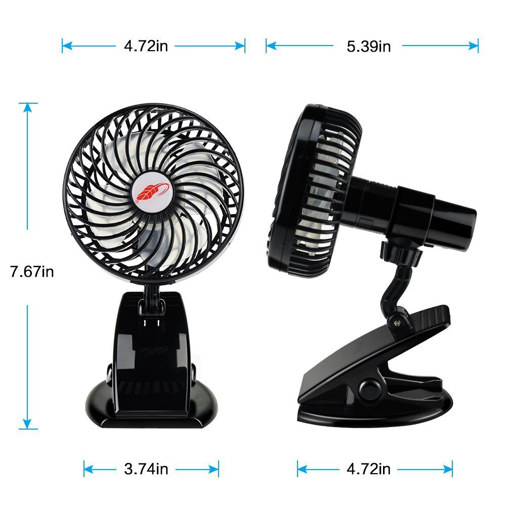 Mini Clip Ventilator mit 3 Geschwindigkeiten – Bild 3 | LuxeStyle