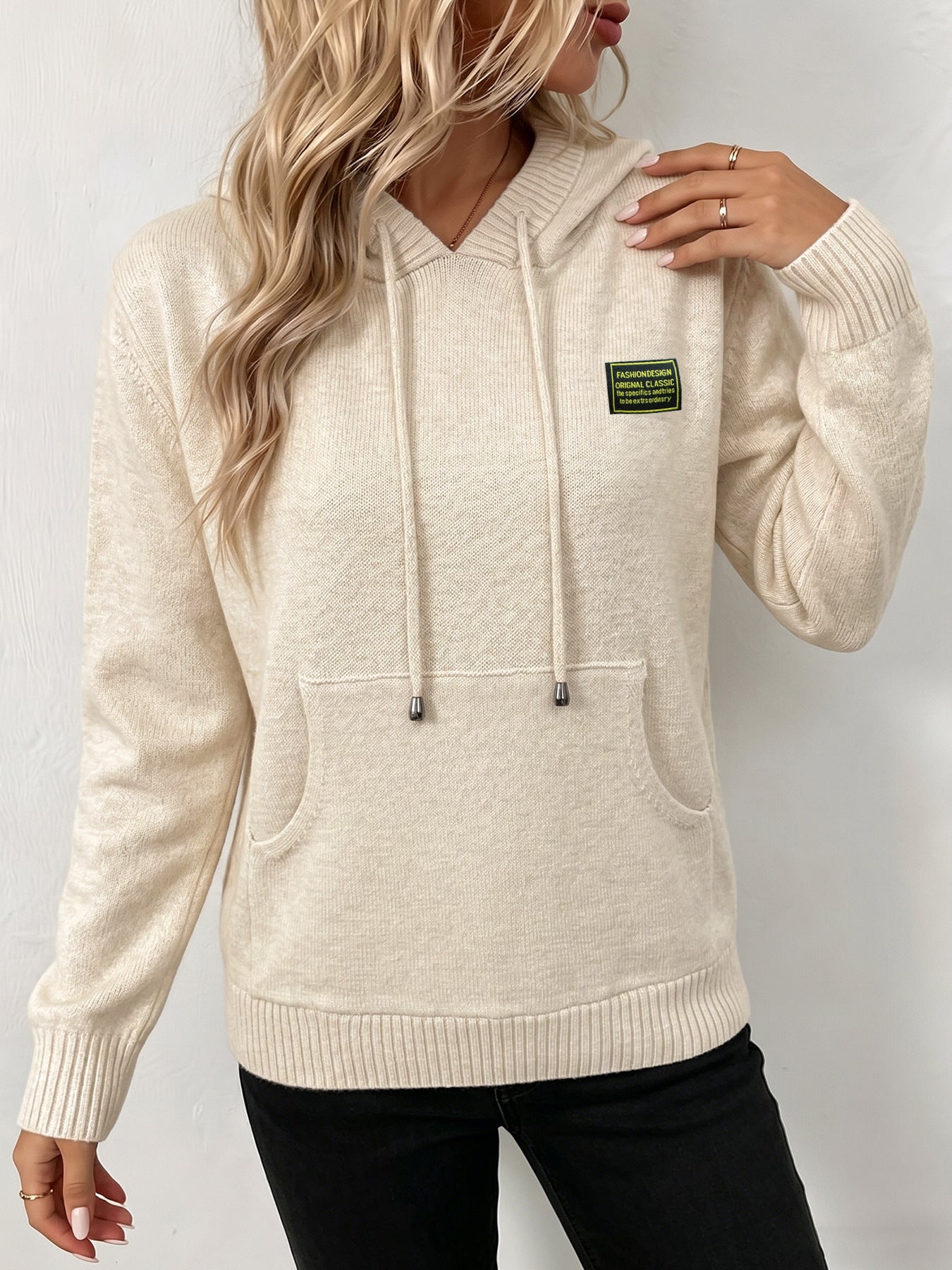 Kapuzenpullover Strickpullover
