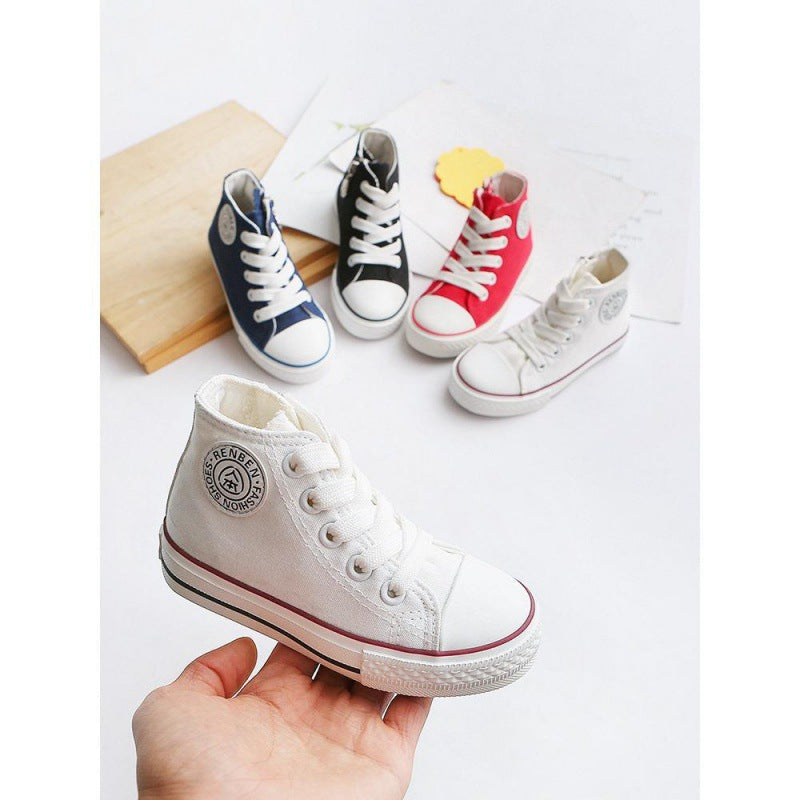 High-Top Canvas-Schuhe für Kinder – Bild 3 | LuxeStyle