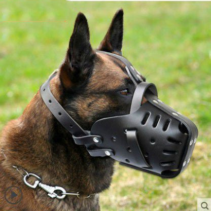 Maulkorb aus Rindsleder für Hunde