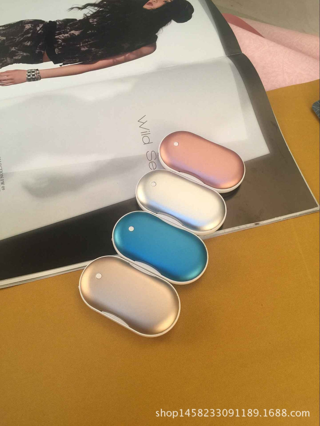 USB Powerbank mit Handwärmer und Massage