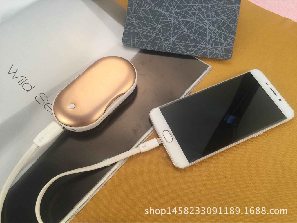 USB Powerbank mit Handwärmer und Massage