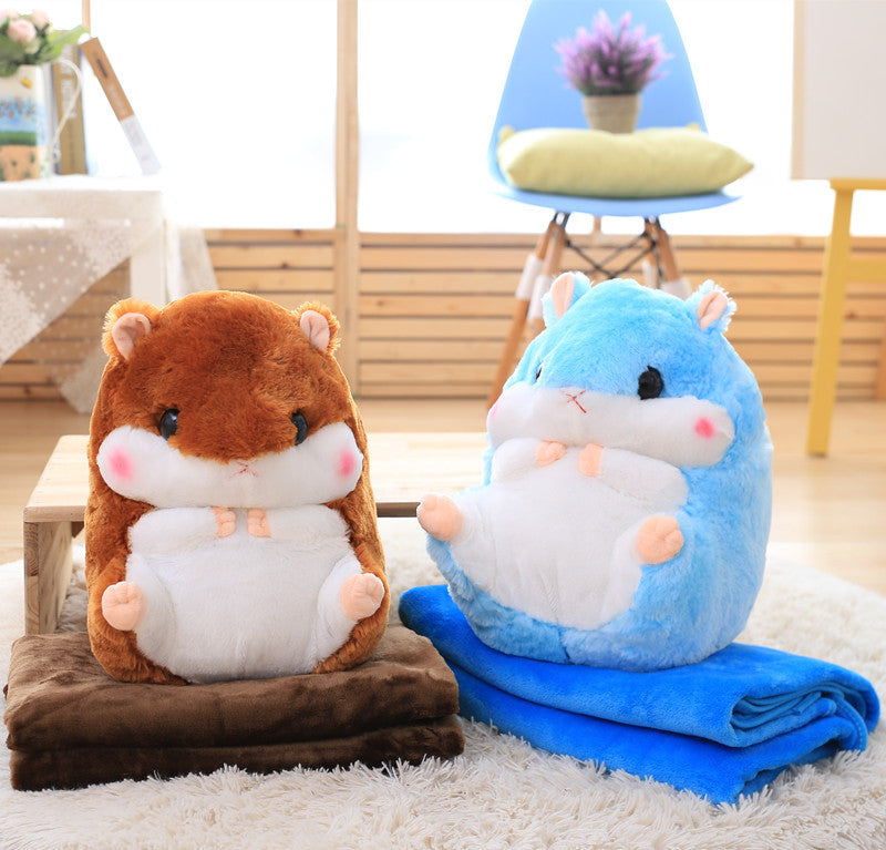 Hamster Kissen und Decke, 2-in-1 – Bild 2 | LuxeStyle