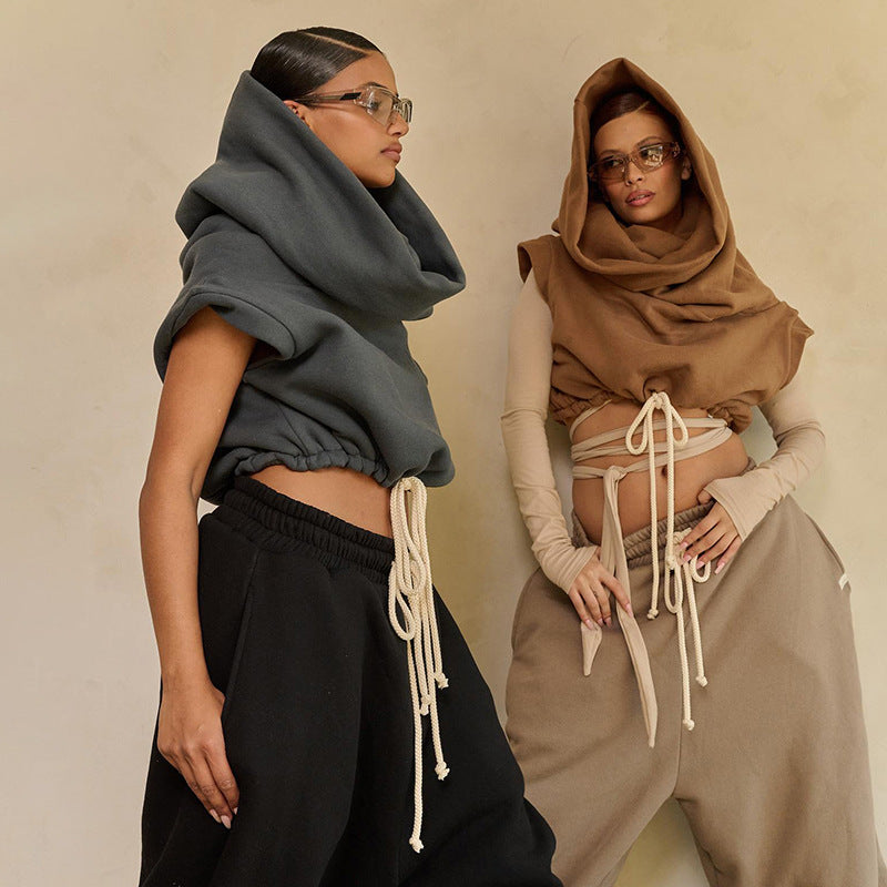 Oversized Kapuzen-Sweatshirt für Damen