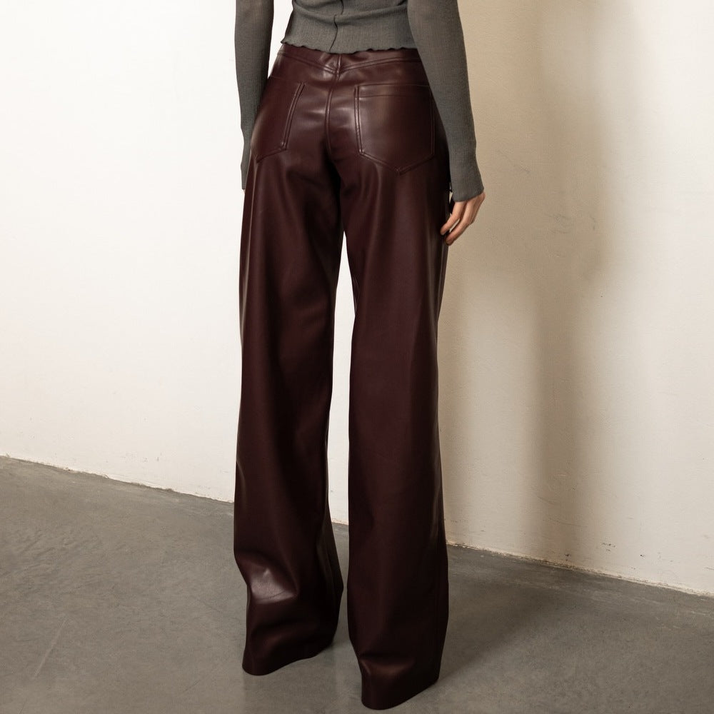 High-Waist Wide Leg Hose