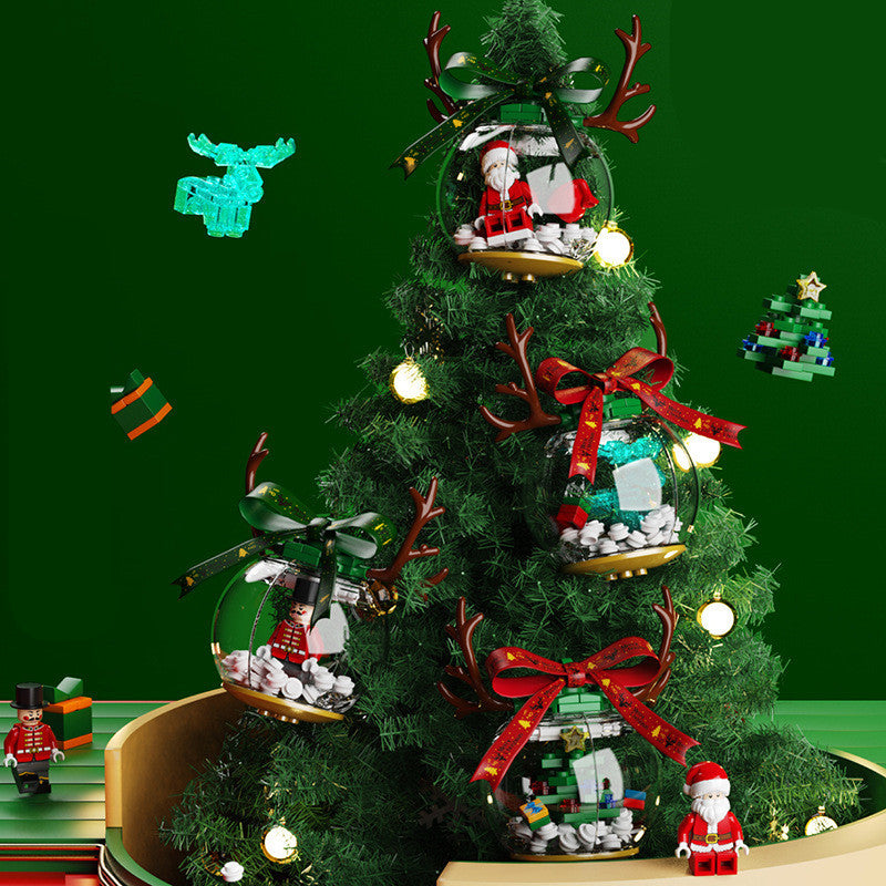 Bauklotz-Set Weihnachts-Hornball 800 Teile | LuxeStyle