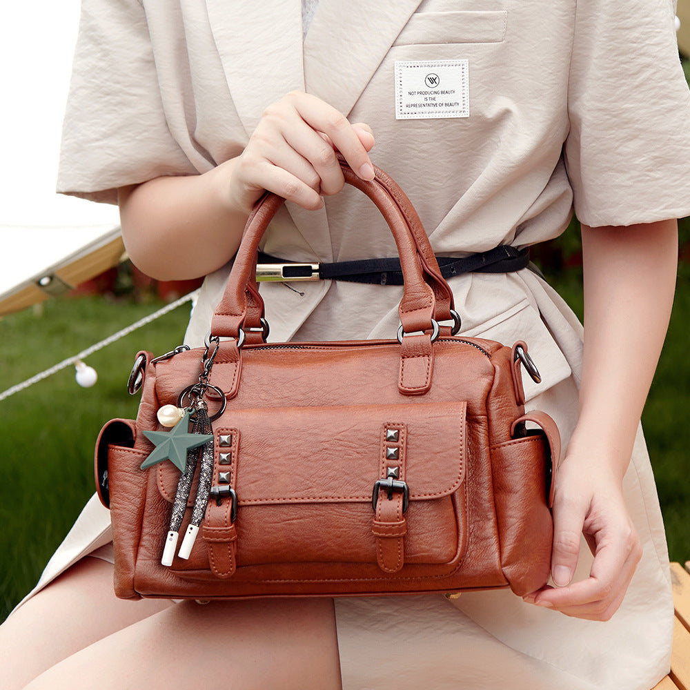 Boston Handtasche im Retro-Stil – Bild 3 | LuxeStyle