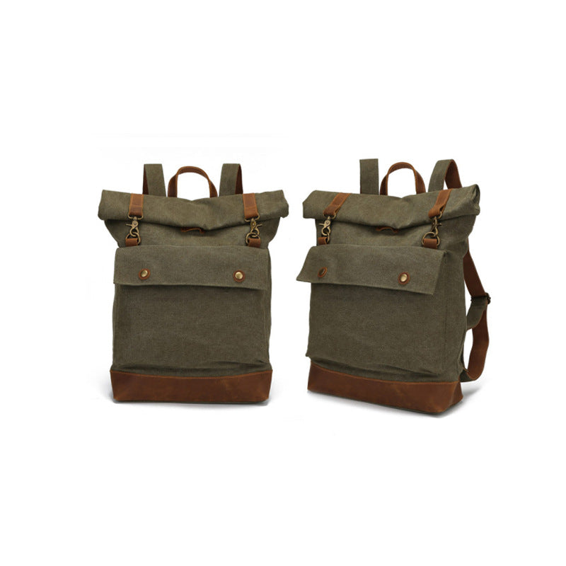 Rucksack mit Rolltop und Schulterklammer – Bild 9 | LuxeStyle