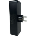 Steckdosenadapter Schwarz